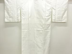 未使用品　雲に草花模様織出し長襦袢